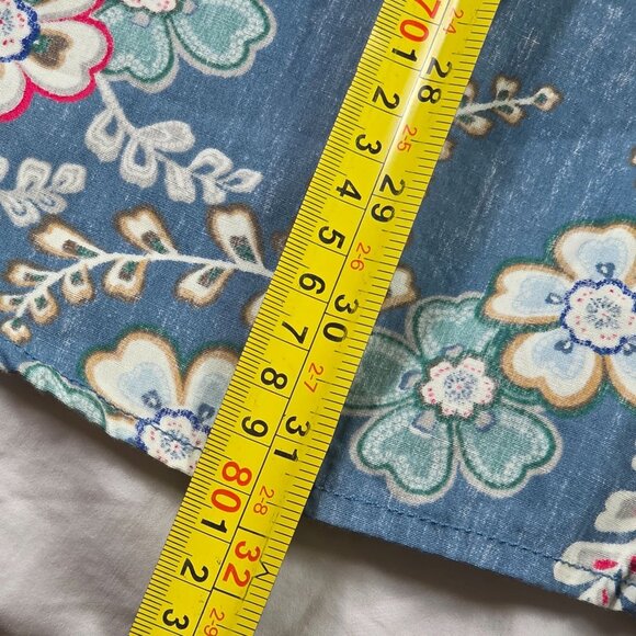 Reyn Spooner Furoshiki Floral Shirt Tailored Fit Mens Size XL Blue Casual Aloha - Picture 9 of 9